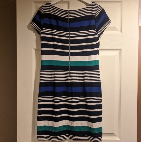Banana Republic Striped Short Sleeve Dress - Picture 5 of 7